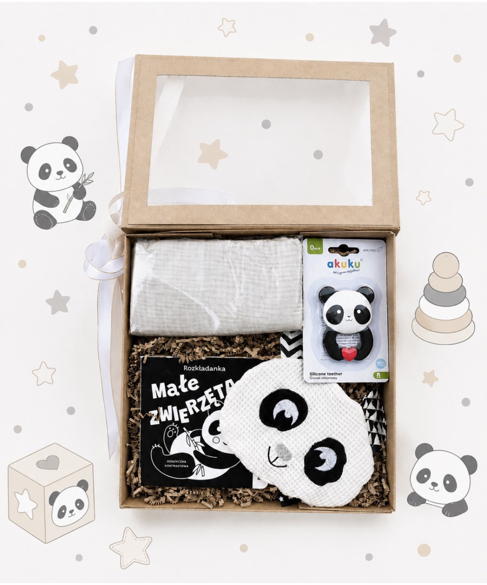 Pierwsze chwile – zestaw dla niemowlaka na narodziny i baby shower